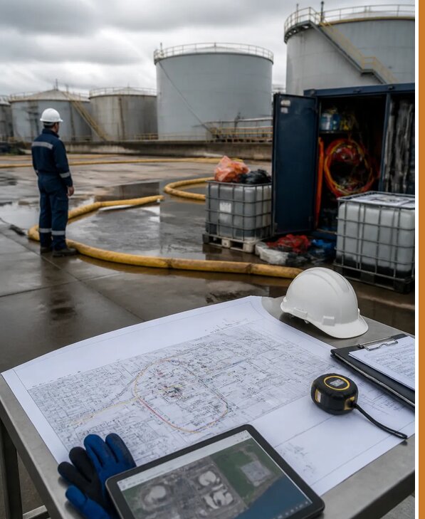 Разработка плана ликвидации разливов нефти в Кулебаках